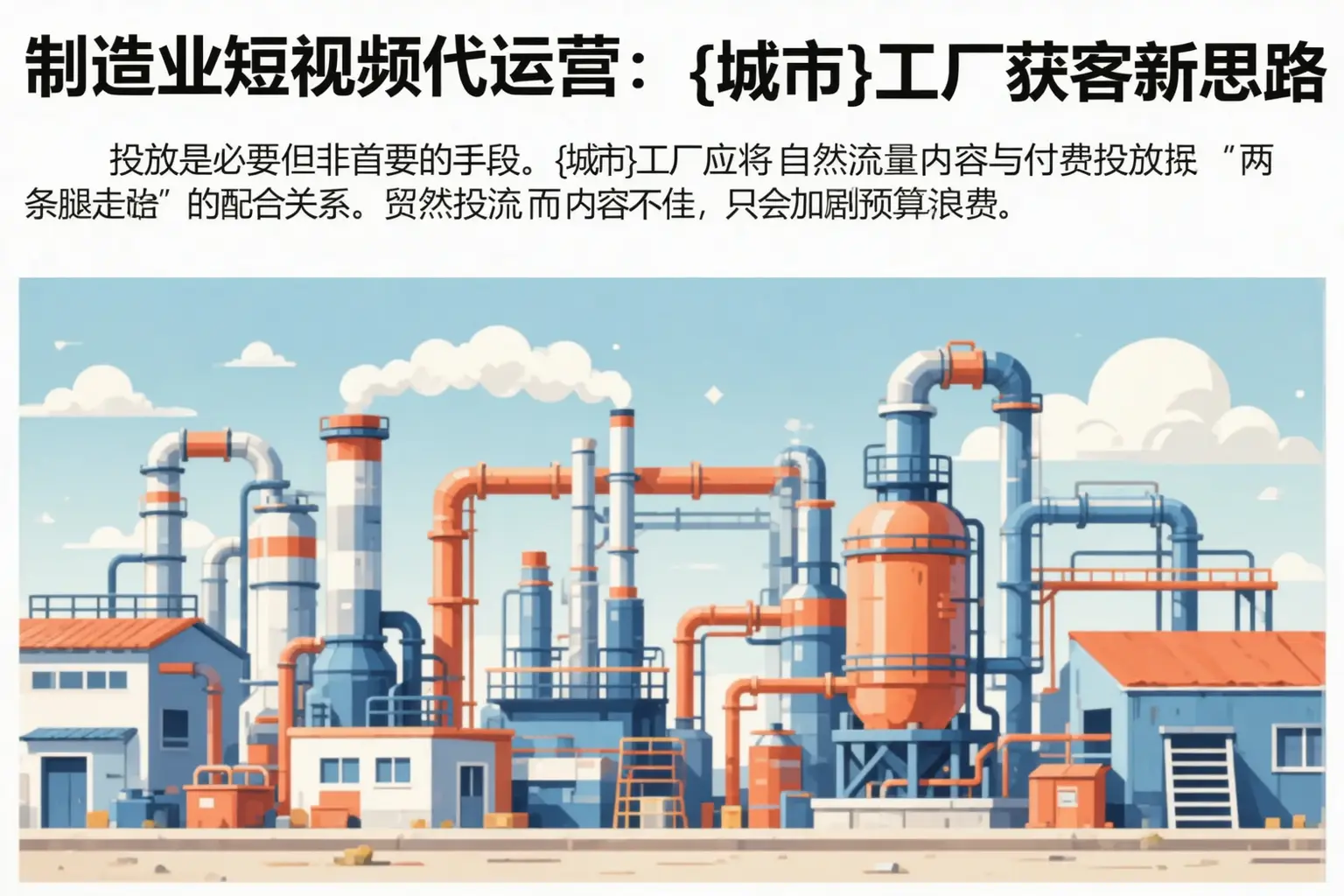 制造业短视频代运营:宁武工厂获客新思路