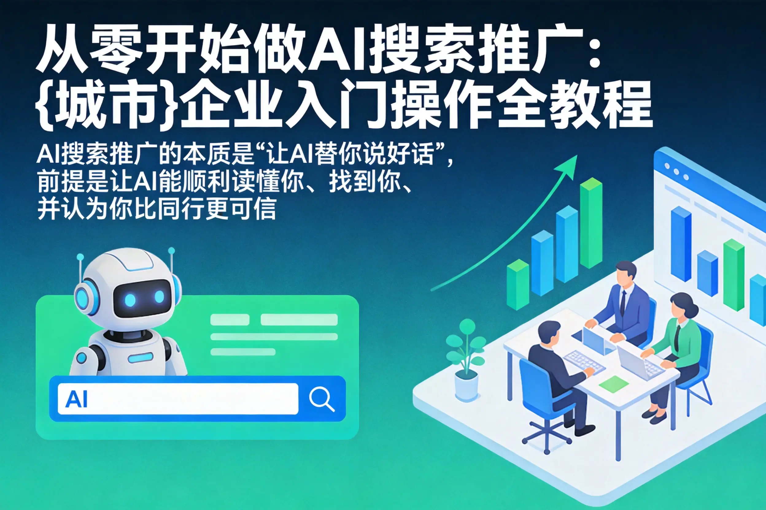 从零开始做AI搜索推广：宁武企业入门操作全教程